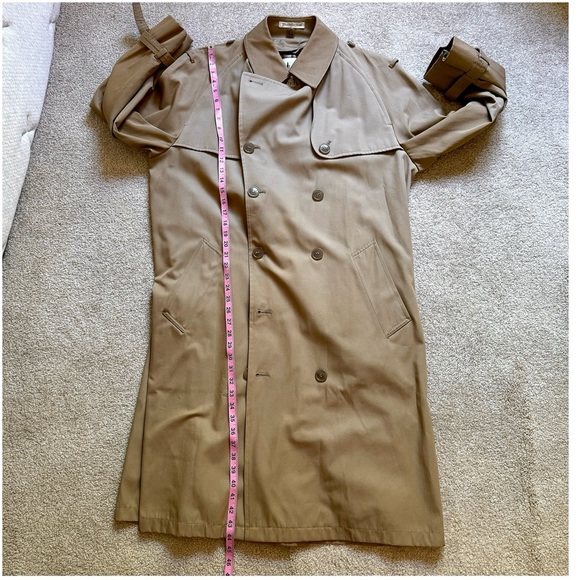 Vintage Trench Coat 42 Regular - Picture 13 of 16